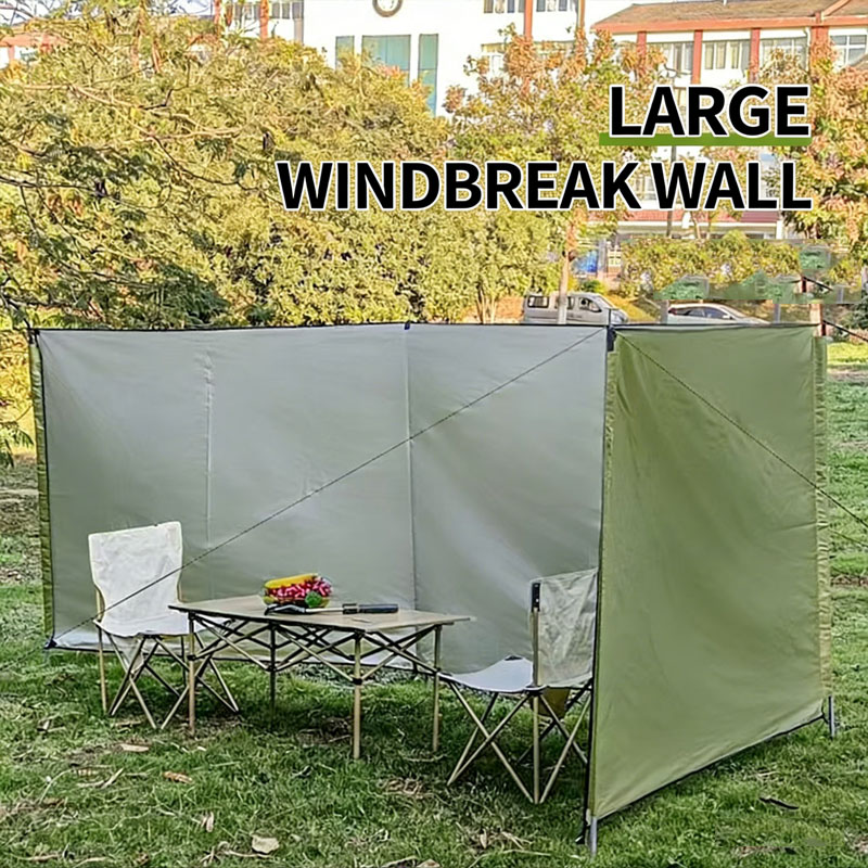 Camping Cooking Awning - Outdoor Windproof Camping Stove Windscreen Portable