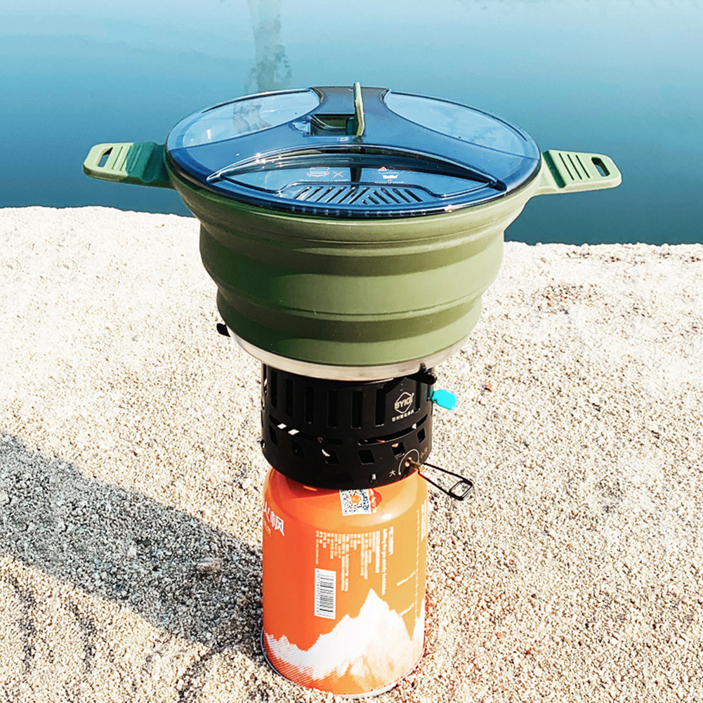 Camping Cooking Gadgets - 2.5L Silicone Folding Kettle Camping Teapot