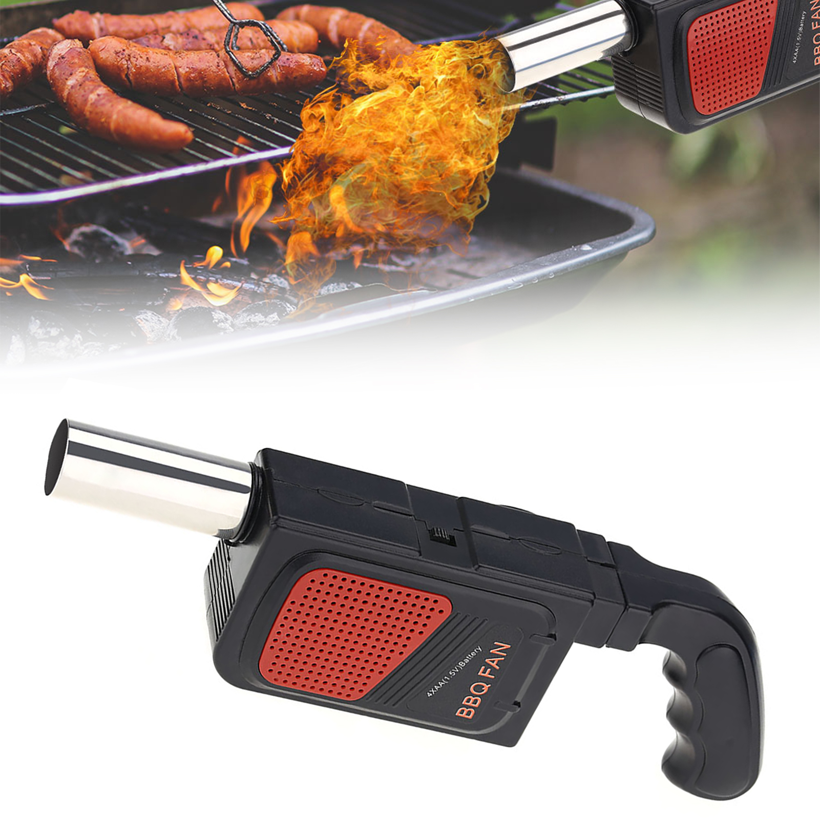 Camping Cooking Gadgets - Handheld Electric BBQ Fan Air Blower