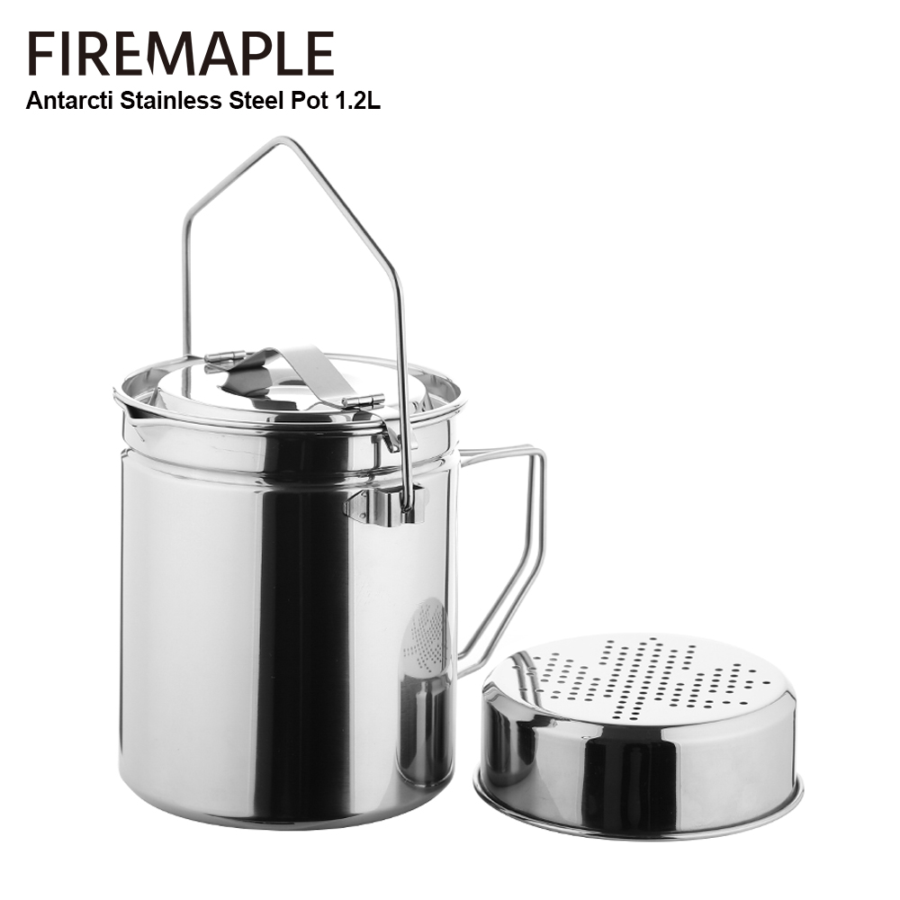 Camping Cooking Essentials - Fire-Maple 1.2L Stainless Steel Steamer Pot
