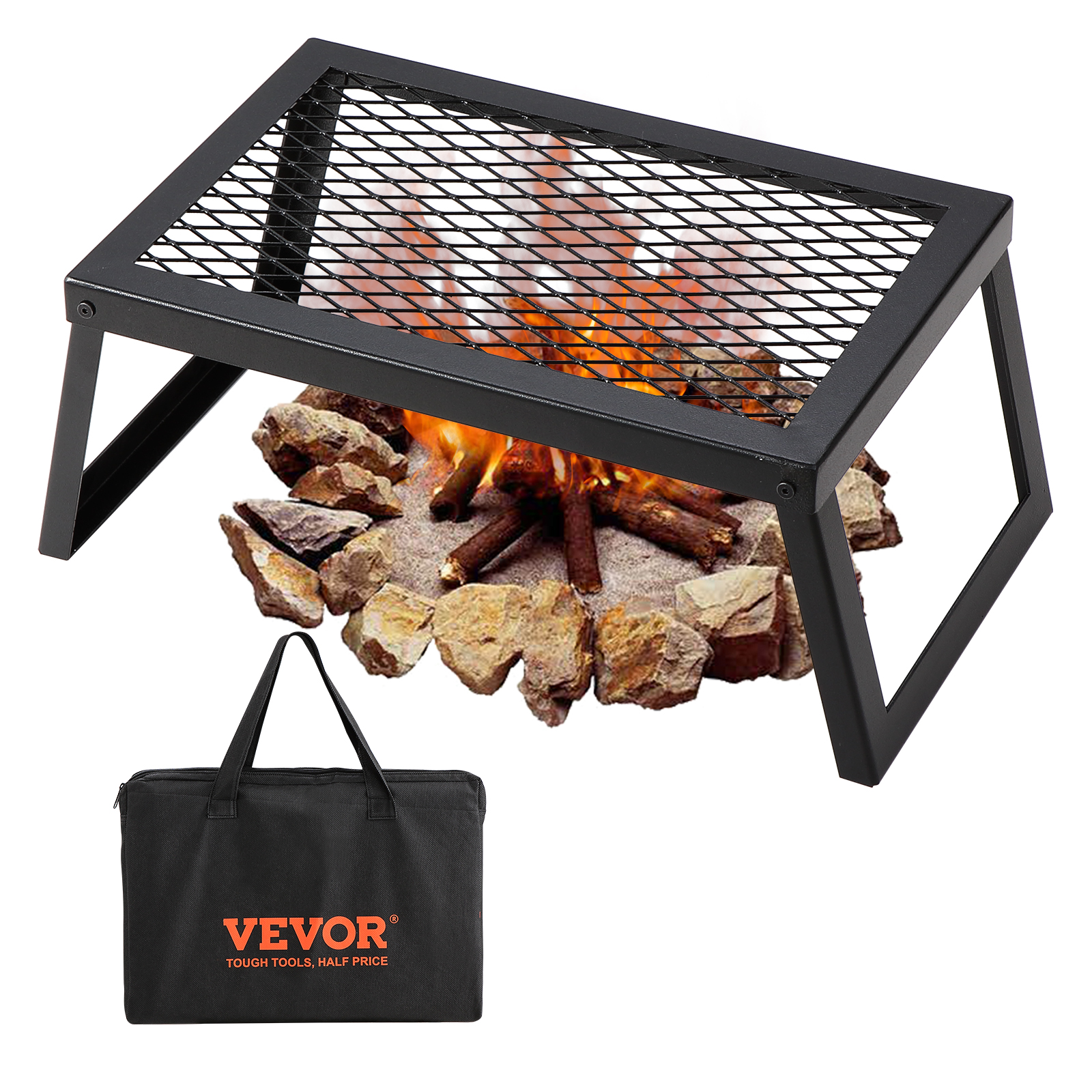 Camping Cooking Appliances - SucceBuy 18/24in Barbecue Charcoal Grill Outdoor