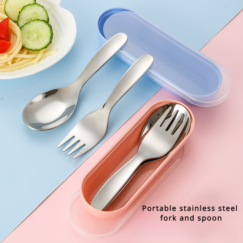Camping Cooking And Eating Set - 2 PCS 1 Set Portable Spoon