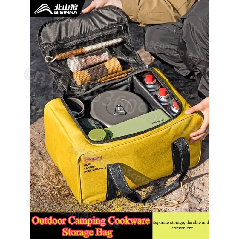 Camping Cooking Roll - Portable Camping Cookware Set Lightweight Outdoor