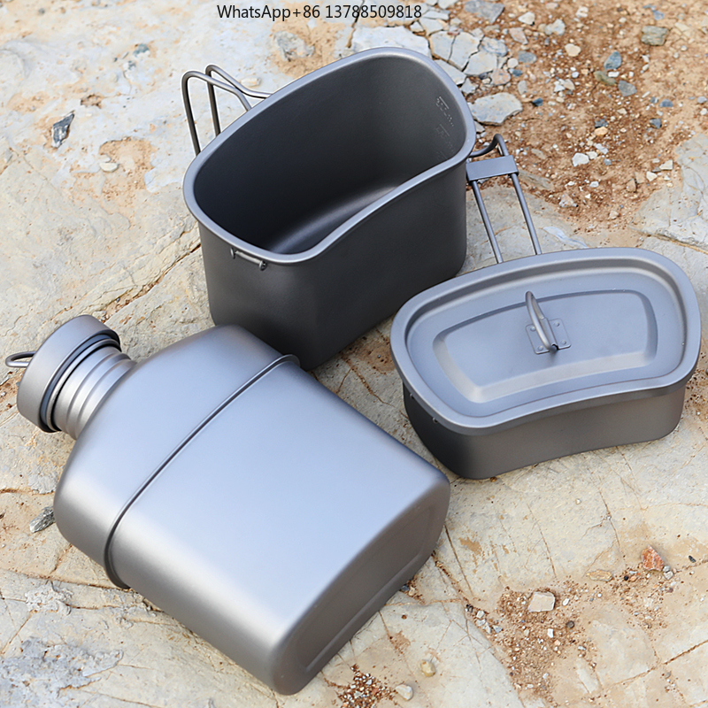 Outdoor Camping Titanium Drink - Camping Cooking Accessories Set recensione e prezzo