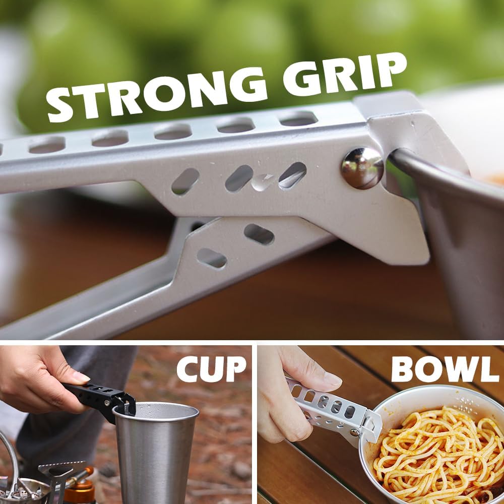 Outdoor Heat-resistant Pot Gri - Camping Cooking Accessories Set recensione e prezzo