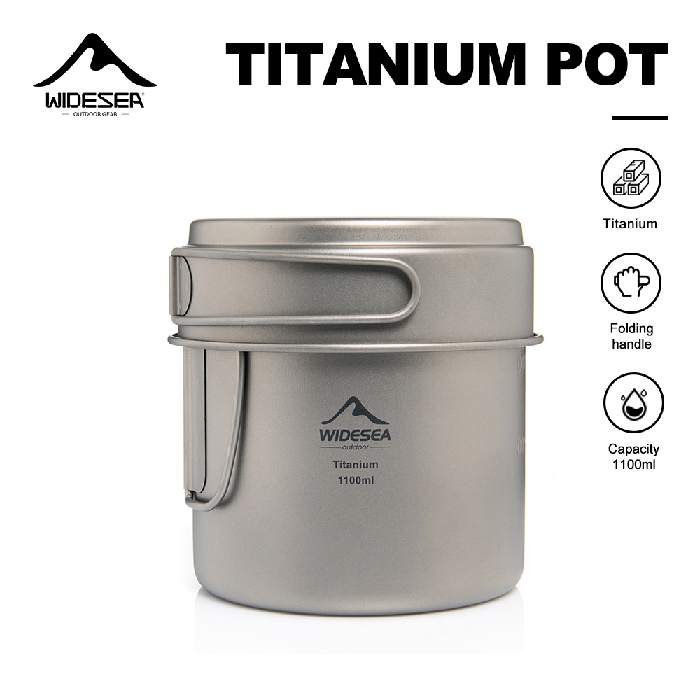 Widesea Ultralight Titanium Ca - Camping Cooking Kit recensione e prezzo