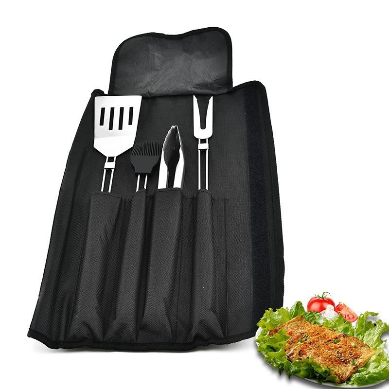 4pcs BBQ Tools Set Barbecue St - Camping Cooking Accessories Set recensione e prezzo