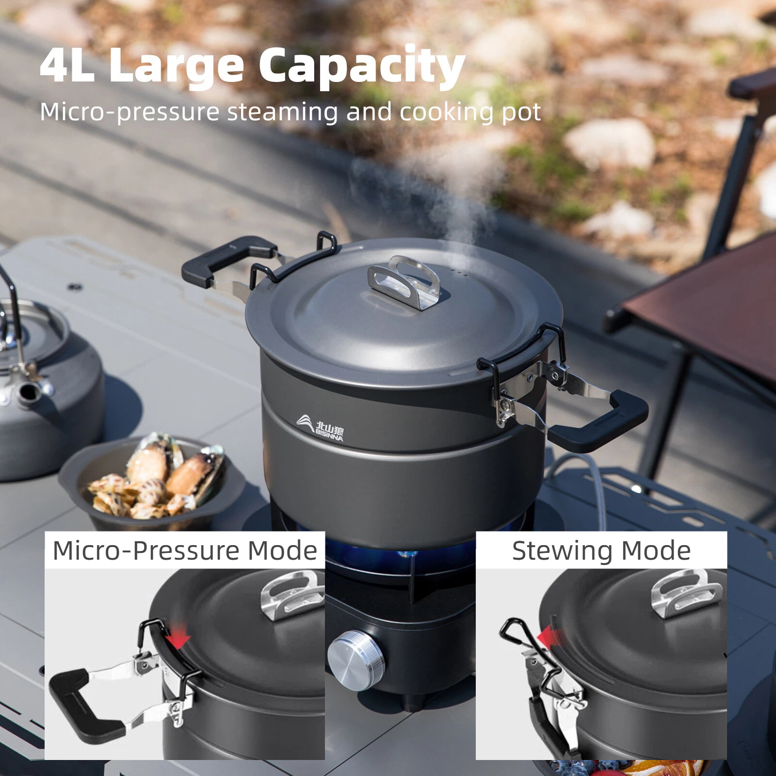 BISINNA Micro Pressure Camping - Camping Cooking Set Jetboil recensione e prezzo