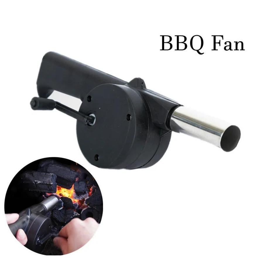 Manual Hand Crank BBQ Fan Port - Camping Cooking Accessories Set recensione e prezzo