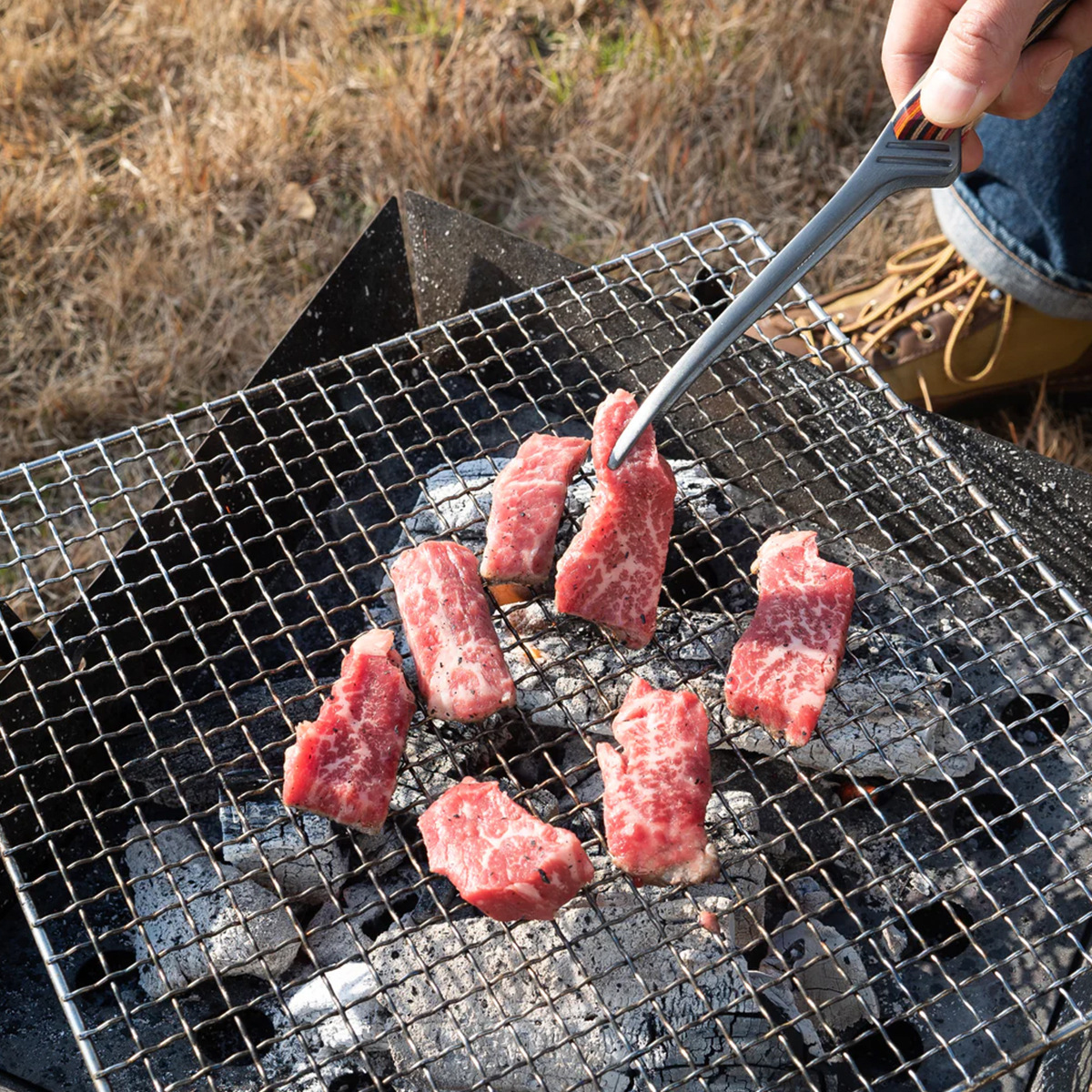 Picnic Meat Clip Camping Grill - Vintage Camping Cooking Set recensione e prezzo