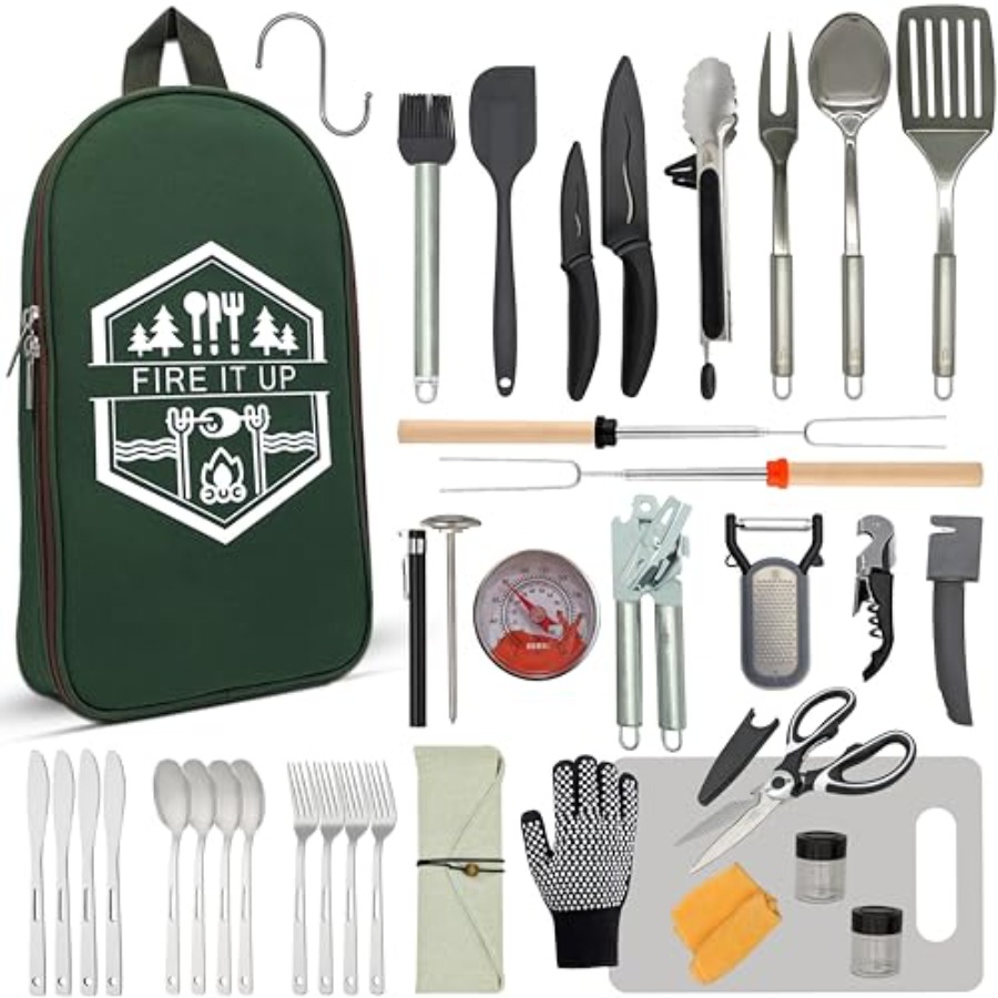 Grilling and Camping Cooking U - Camping Cooking Accessories Set recensione e prezzo