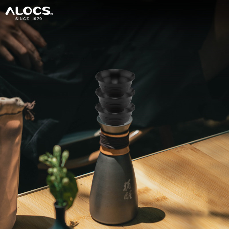Outdoor Camping Wine Set ALOCS - Vintage Camping Cooking Set recensione e prezzo