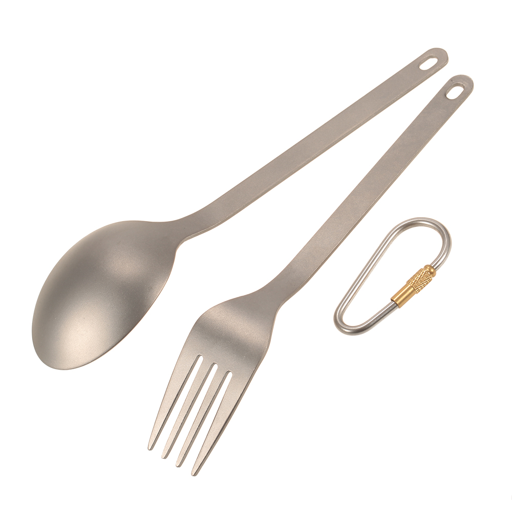 TOMSHOO Titanium Tableware Din - Camping Cooking And Eating Set recensione e prezzo