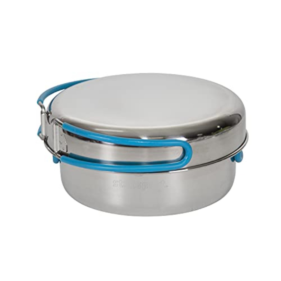 Stainless Steel Camping Cookwa - Nesting Camping Cooking Set recensione e prezzo