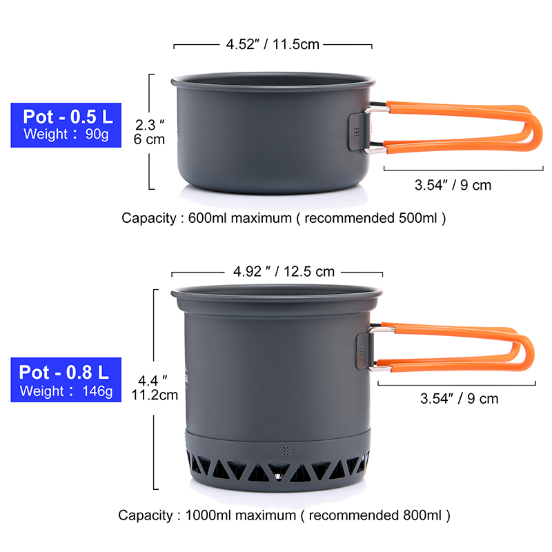 Widesea Portable Camping Cookw - Camping Cooking And Eating Set recensione e prezzo