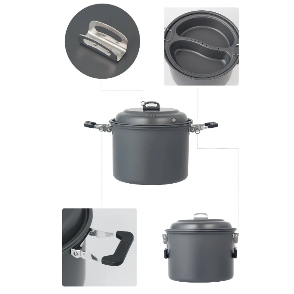 1 Set 6L Outdoor Dual-Purpose  - Camping Cooking Accessories Set recensione e prezzo