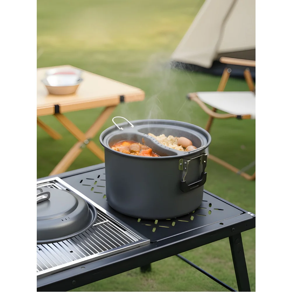 1 Set 6L Outdoor Dual-Purpose  - Camping Cooking Accessories Set recensione e prezzo