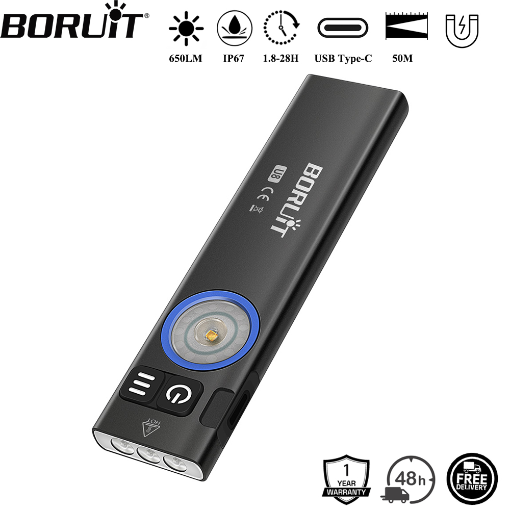 BORUiT U8 650LM EDC LED Flashl - Camping Cooking Fish recensione e prezzo