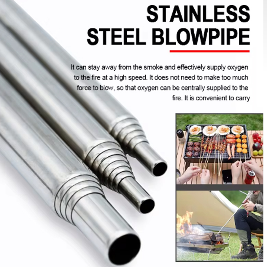Stainless Steel Blowpipe Pocke - Camping Cooking Gadgets recensione e prezzo