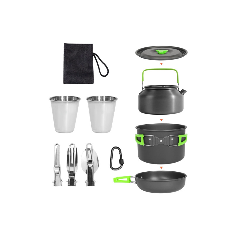 DS-308 Outdoor large capacity  - Nesting Camping Cooking Set recensione e prezzo
