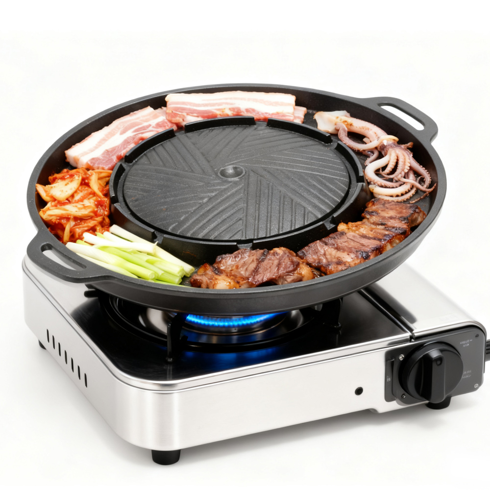 KOSUN Korean BBQ Grill Pan 2 i - Camping Cooking Appliances recensione e prezzo