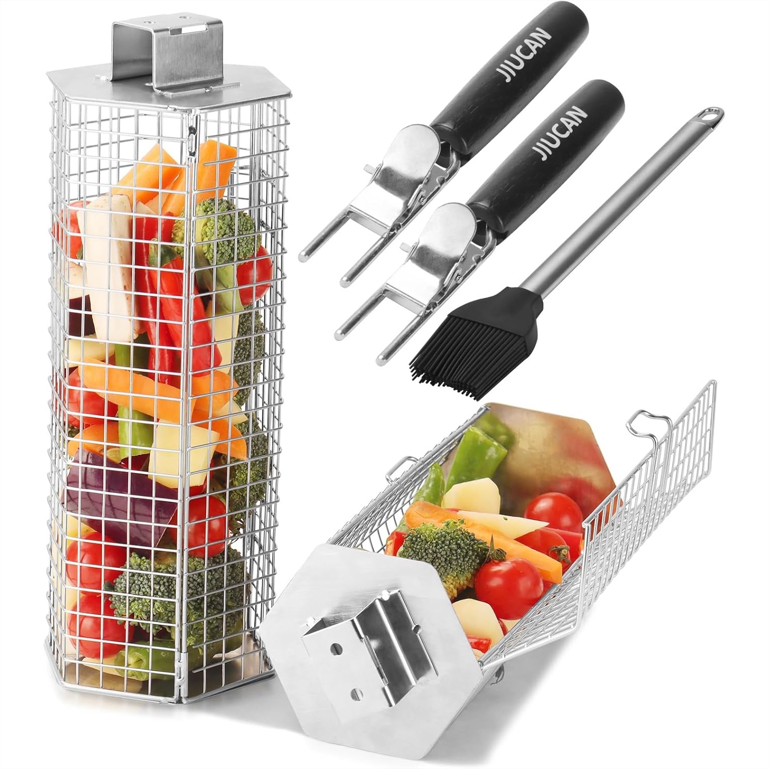 2 Pcs Stainless Steel Grill Ba - Nesting Camping Cooking Set recensione e prezzo