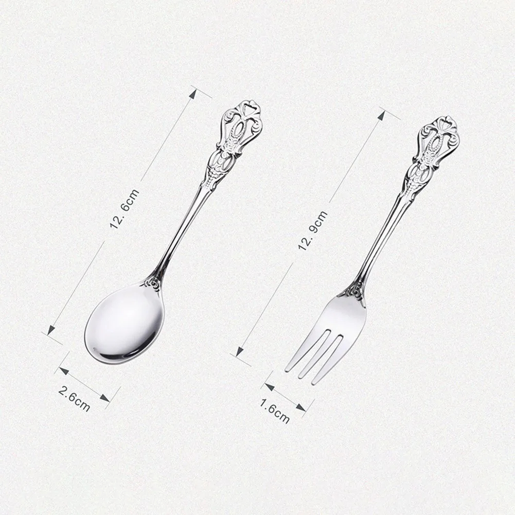 1 Pair Vintage Gold Spoon Fork - Vintage Camping Cooking Set recensione e prezzo