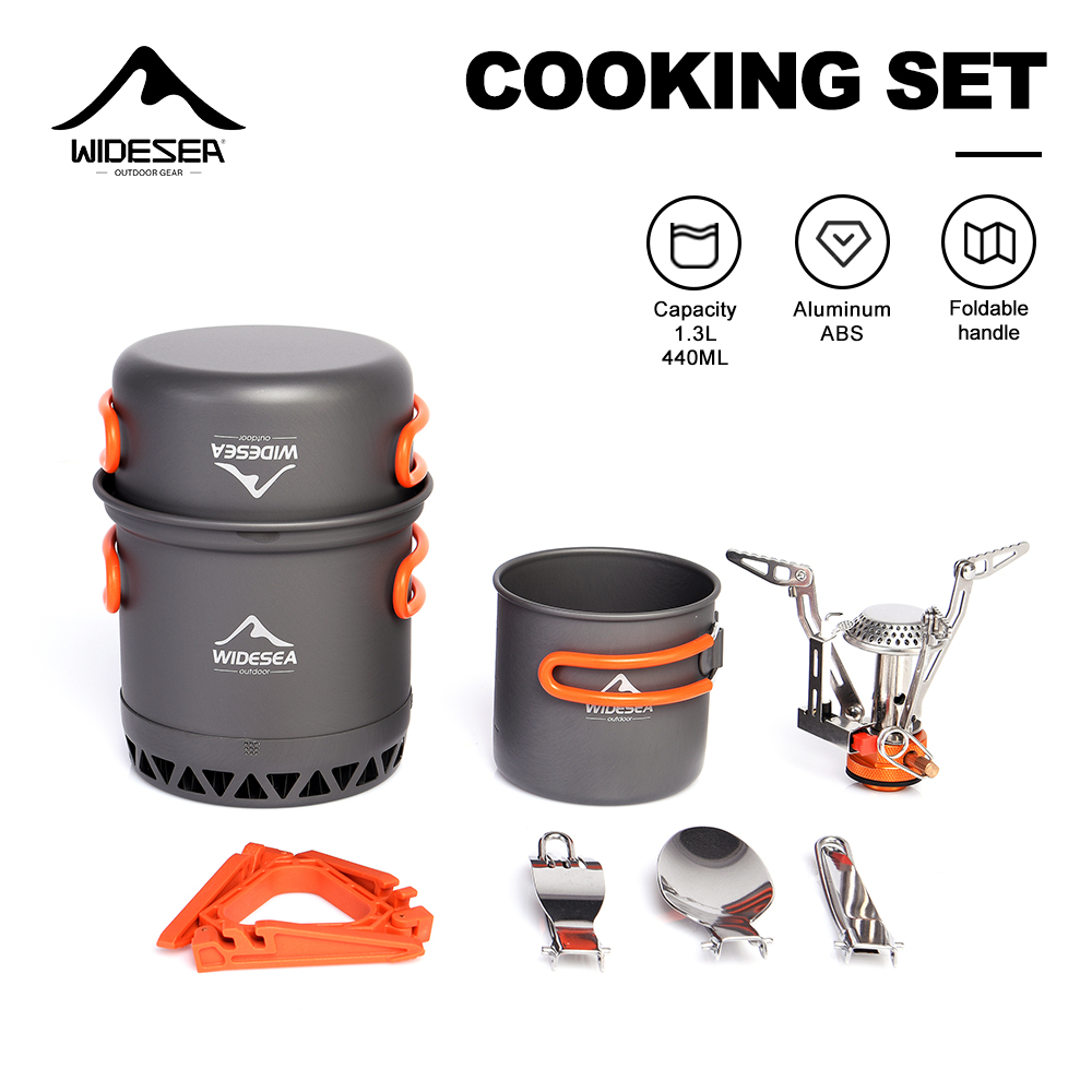 Widesea Portable Camping Cookw - Camping Cooking And Eating Set recensione e prezzo