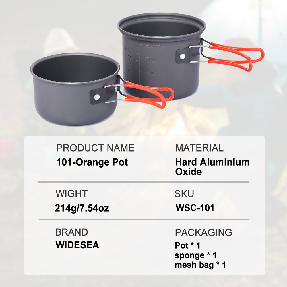 Widesea camping tableware outd - Camping Cooking And Eating Set recensione e prezzo