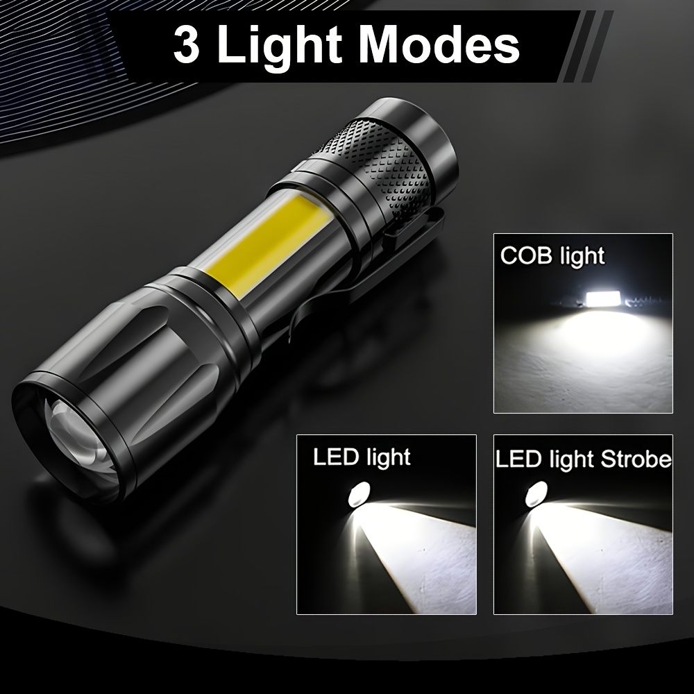 Mini LED Flashlight COB+XPE Po - Camping Cooking Fish recensione e prezzo