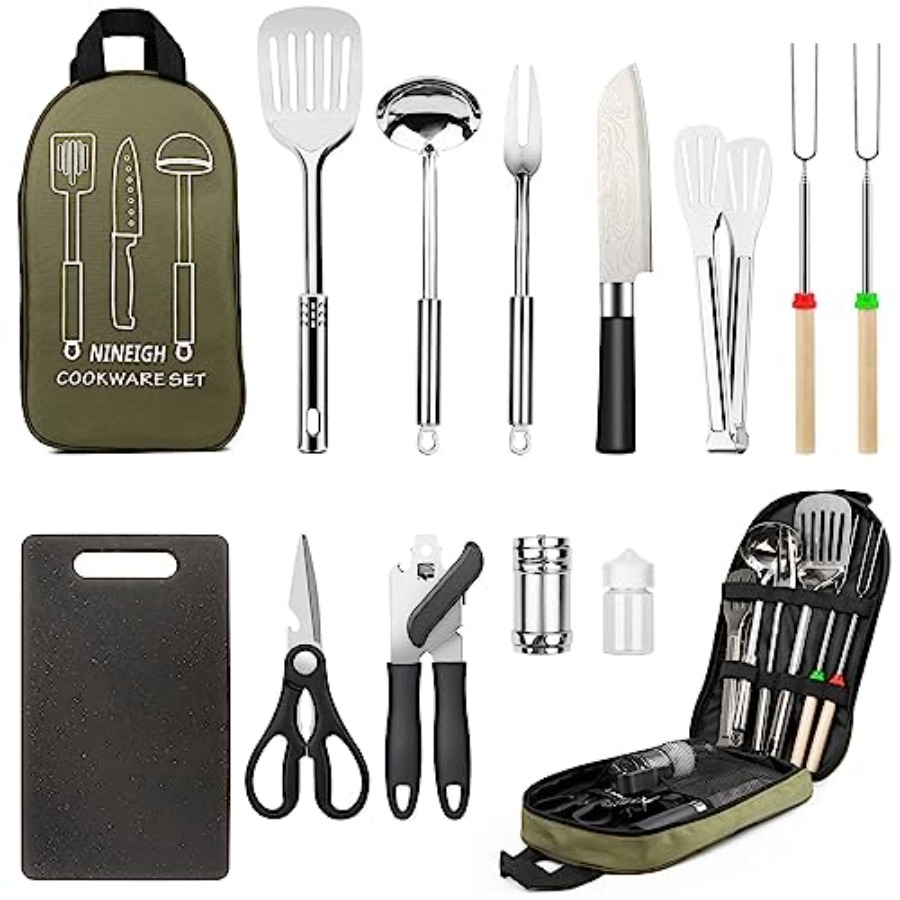 Camping Cooking Utensils Set,  - Van Camping Cooking recensione e prezzo