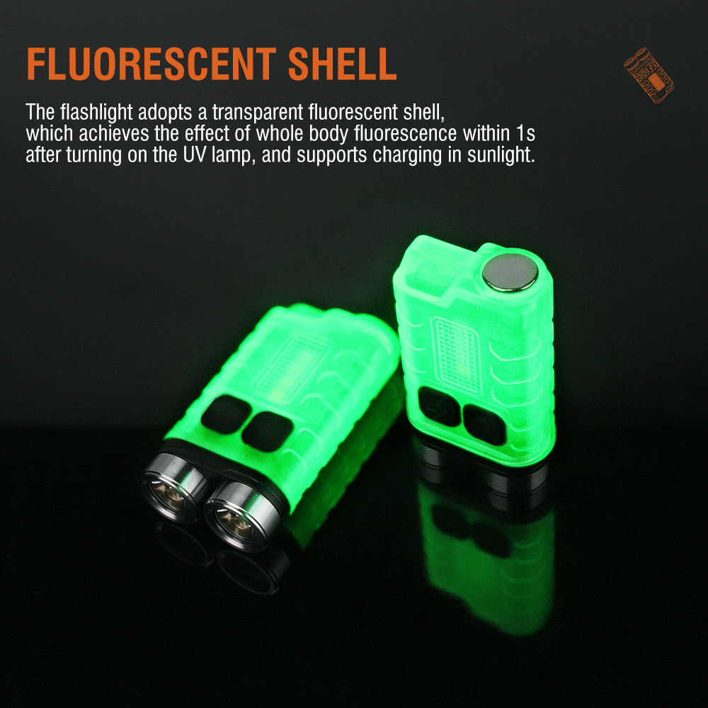 V3 EDC Flashlight Mini Keychai - Camping Cooking Fish recensione e prezzo