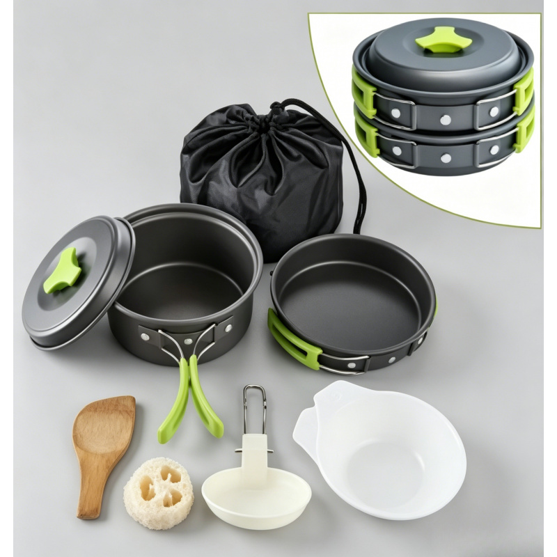 Portable Durable Camping Cookw - Camping Cooking Roll recensione e prezzo