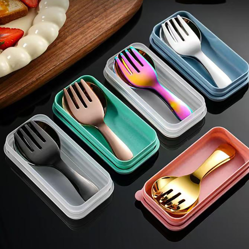 Mini Spoon Fork Tableware Outd - Camping Cooking And Eating Set recensione e prezzo