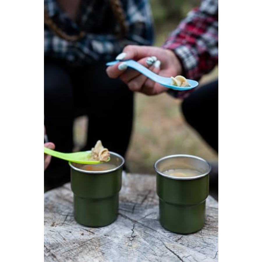 Stainless Steel Camping Cookwa - Nesting Camping Cooking Set recensione e prezzo