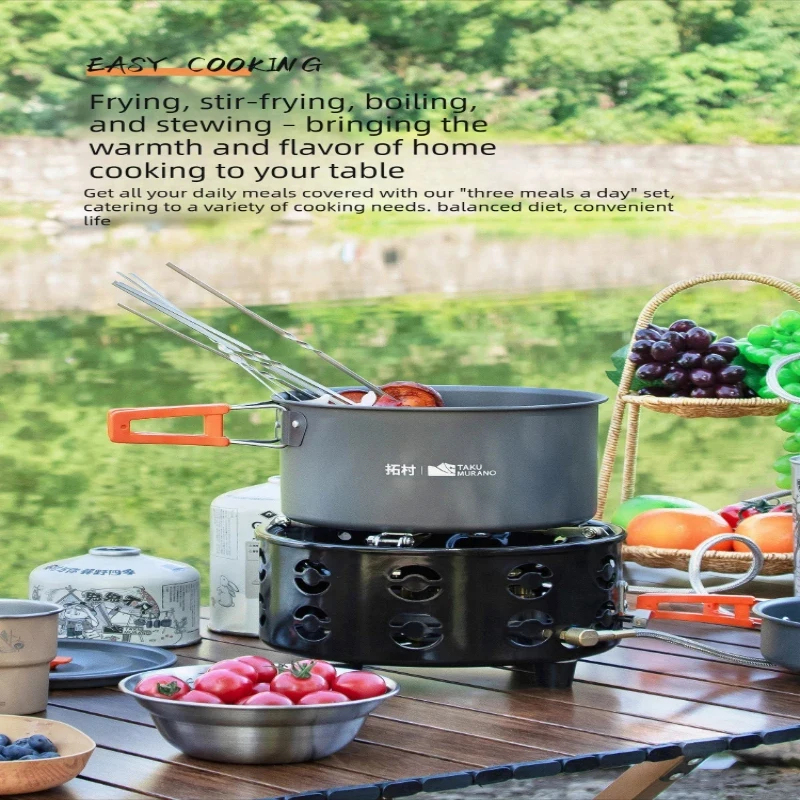 Camping Cookware Set Outdoor P - Camping Cooking And Eating Set recensione e prezzo