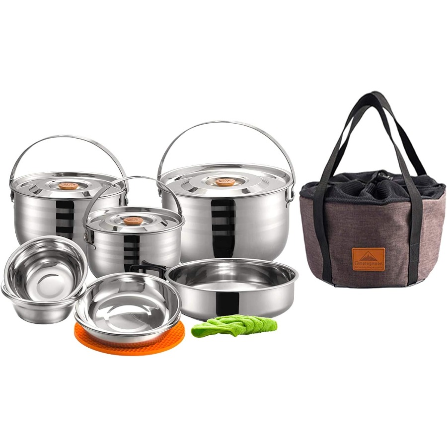 CAMPINGMOON Camping Cookware S - Nesting Camping Cooking Set recensione e prezzo