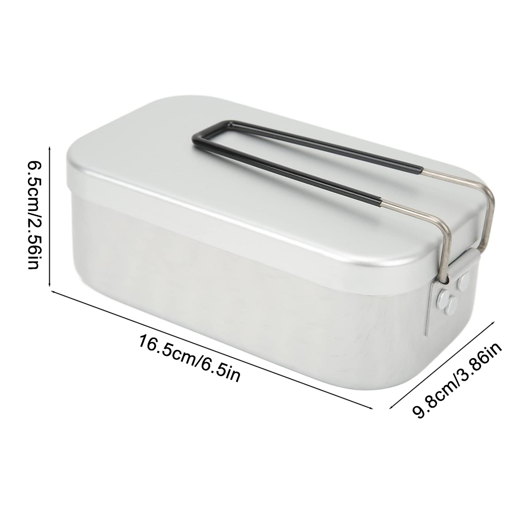 800ML Aluminum Lunch Boxes Out - Camping Cooking Roll recensione e prezzo