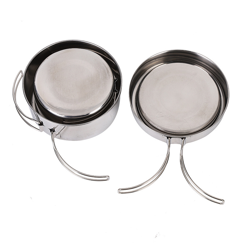 CLS 4pcs/set Stainless Steel C - Nesting Camping Cooking Set recensione e prezzo