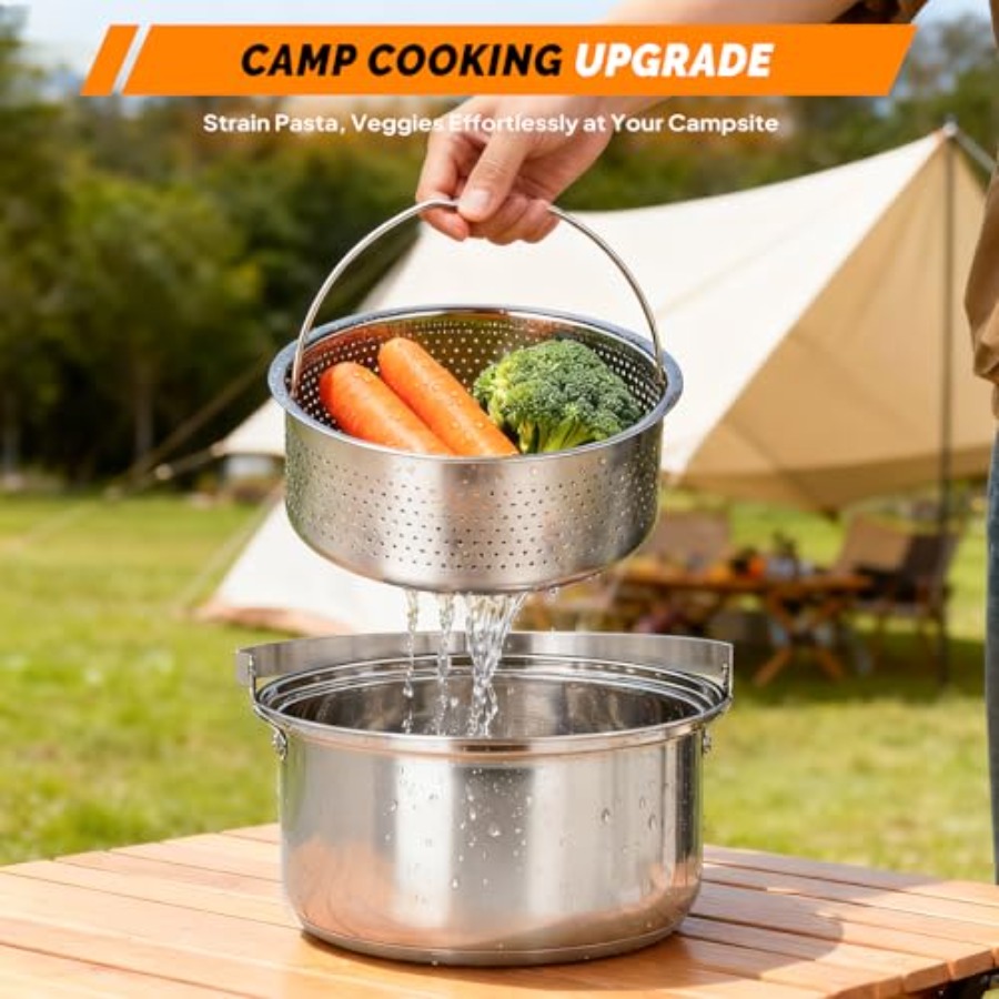 Camping Cookware Set Lightweig - Nesting Camping Cooking Set recensione e prezzo