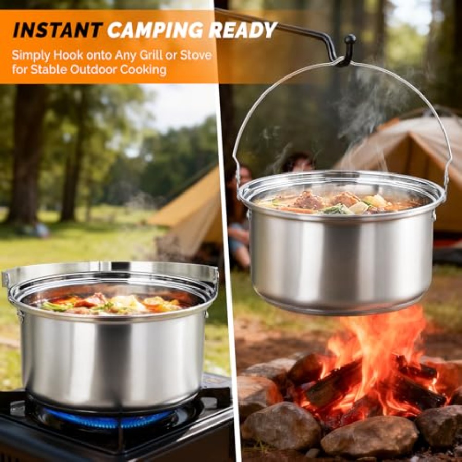 Camping Cookware Set Lightweig - Nesting Camping Cooking Set recensione e prezzo