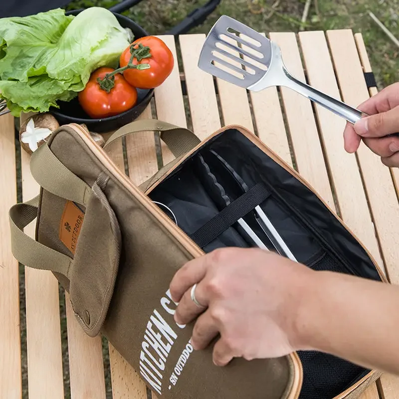 Outdoor Camping Kitchenware 8- - Camping Cooking And Eating Set recensione e prezzo