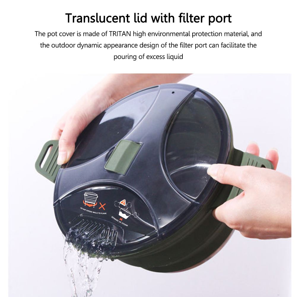 2.5L Silicone Folding Kettle C - Camping Cooking Gadgets recensione e prezzo