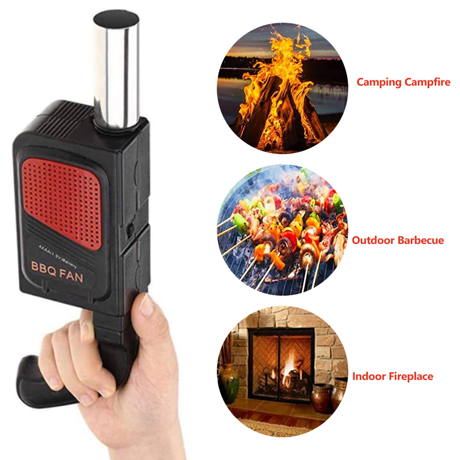 Handheld Electric BBQ Fan Air  - Camping Cooking Gadgets recensione e prezzo