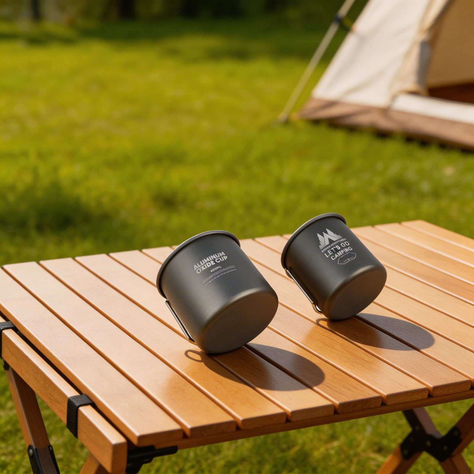 Aluminum Alloy Camping Mug Set - Nesting Camping Cooking Set recensione e prezzo