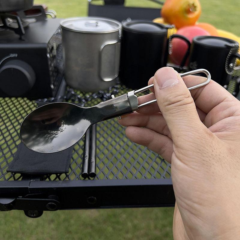 Foldable Spoon Chopsticks Trav - Camping Cooking And Eating Set recensione e prezzo