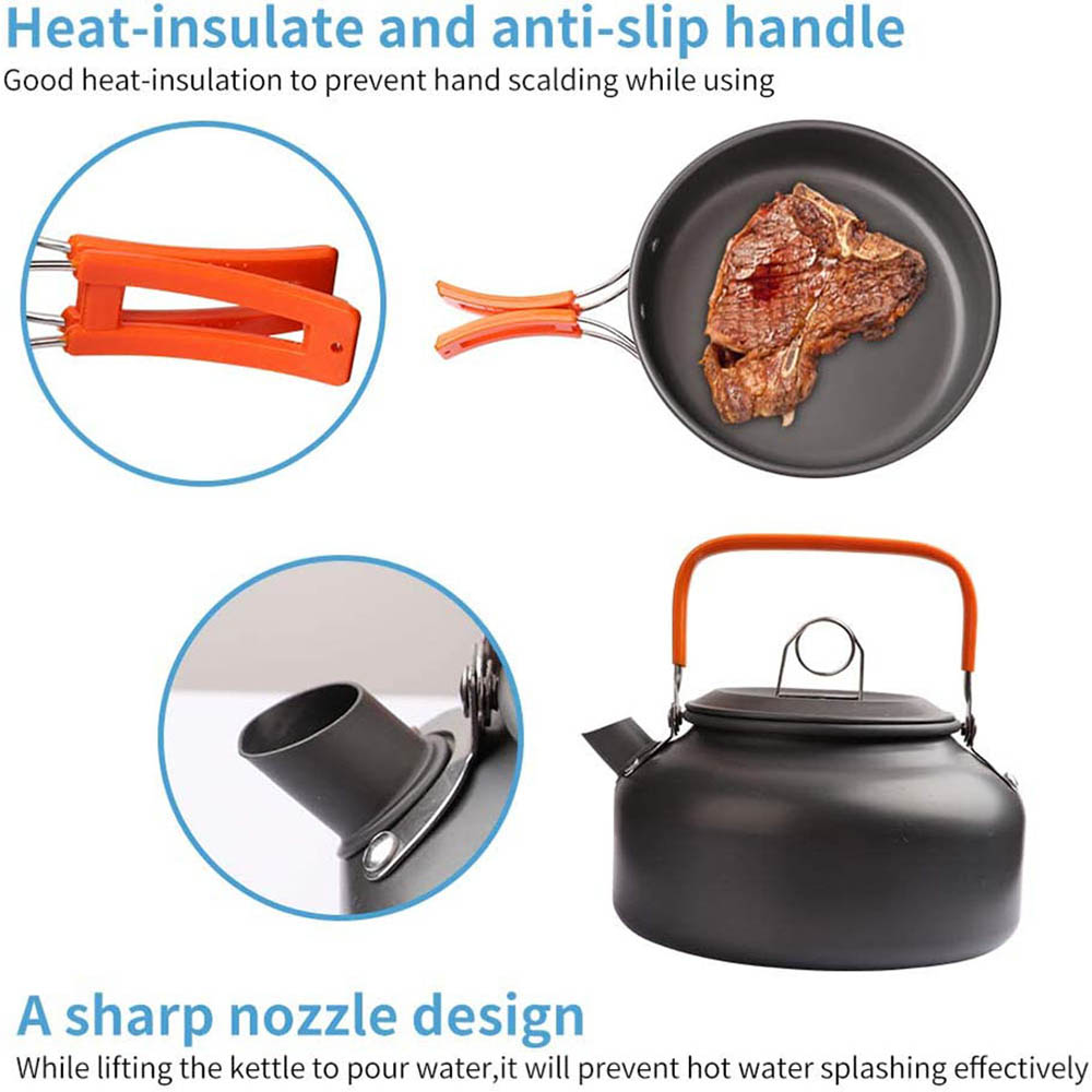 1pcs/1set Camping Cookware Kit - Camping Cooking Essentials recensione e prezzo
