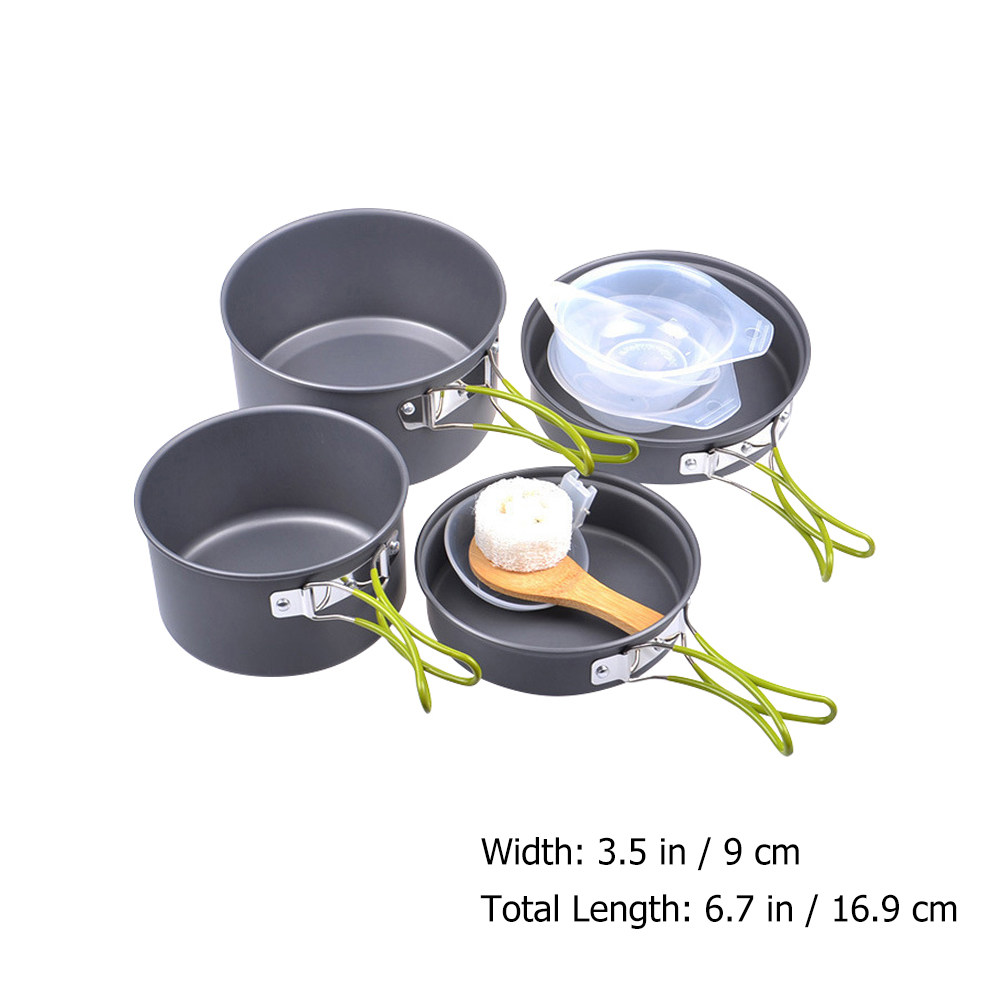 1Set Portable Camping Cookware - Camping Cooking Kit recensione e prezzo