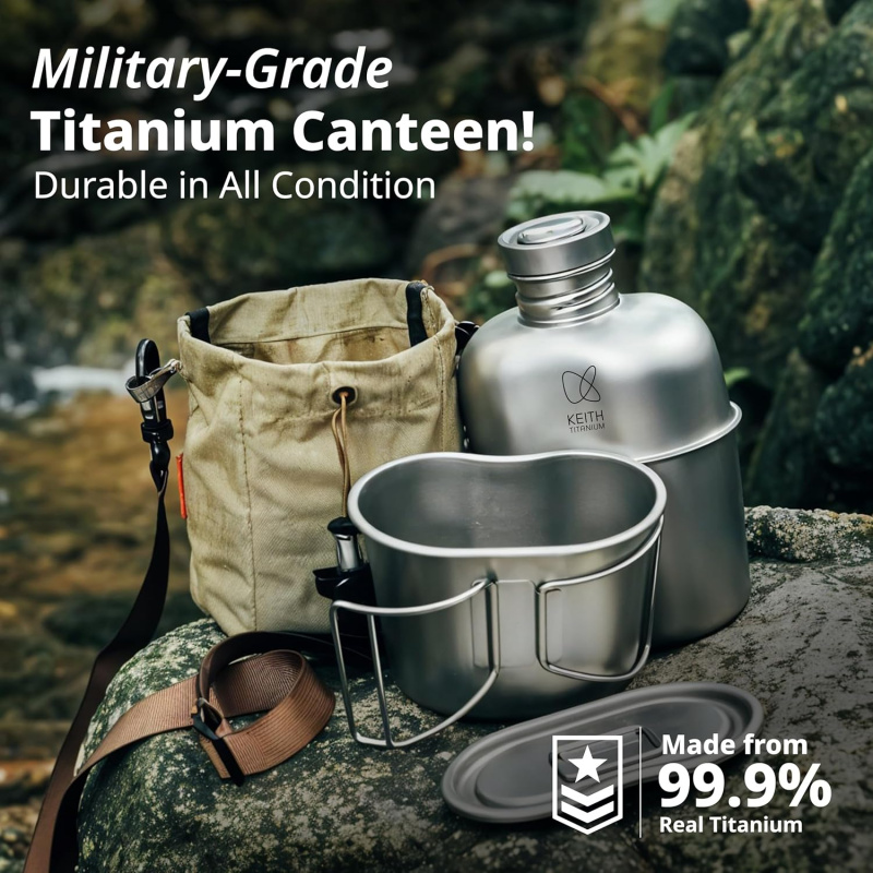 Keith Titanium Bottle Outdoor  - Camping Cooking Kit recensione e prezzo