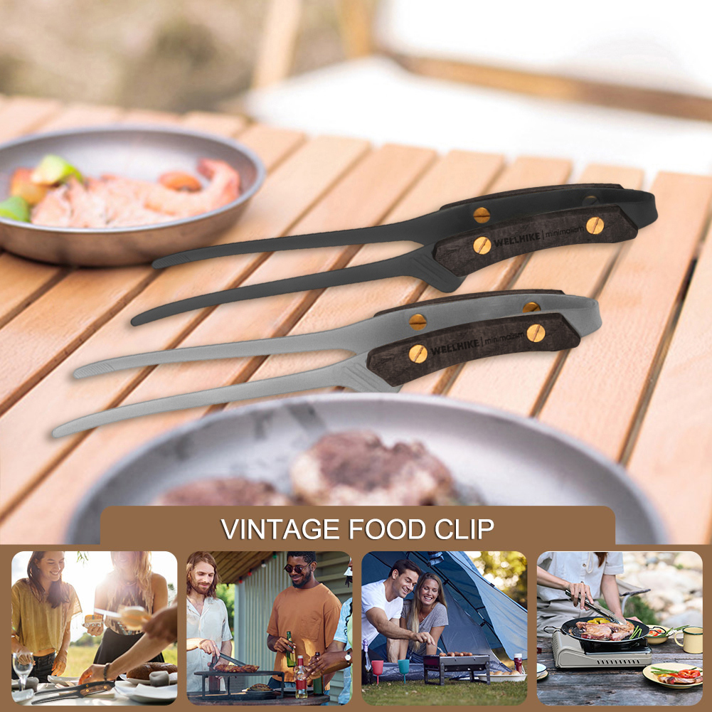 BBQ Grill Barbecue Tong Vintag - Vintage Camping Cooking Set recensione e prezzo